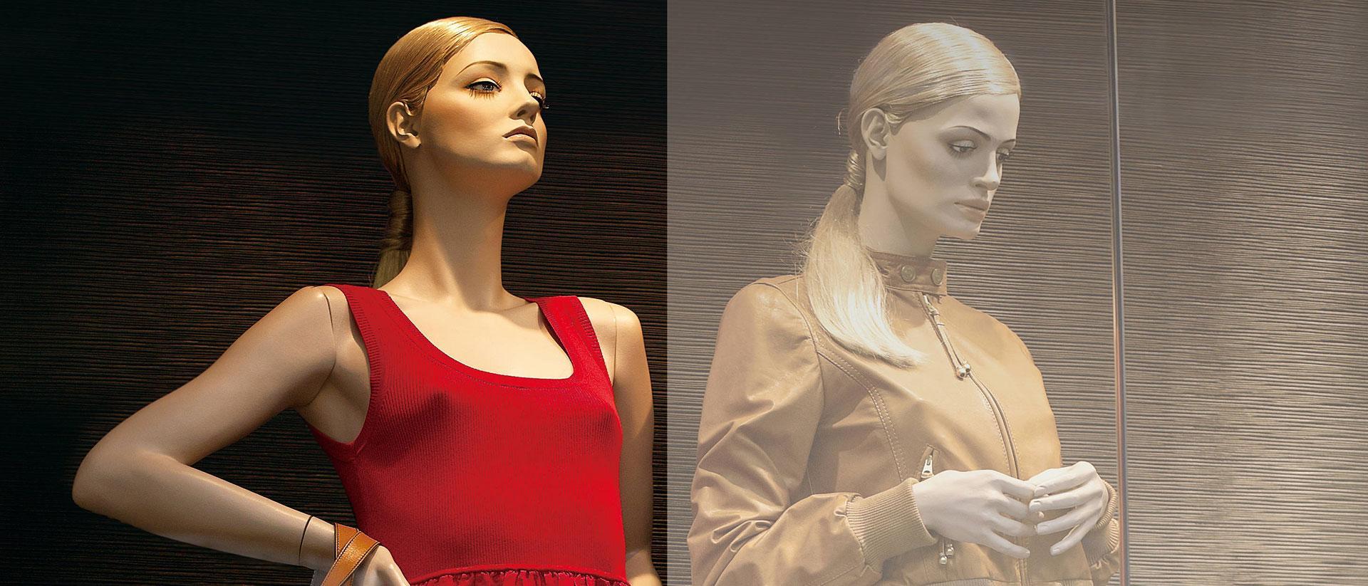 Historie neviditelné výlohy