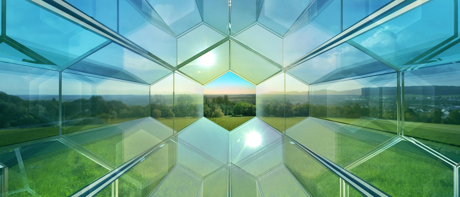  Glass shapes a brighter future