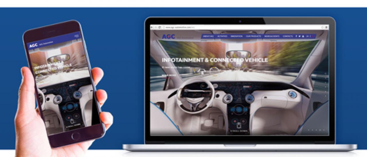 New website for AGC Automotive, the largest automotive glassmaker in