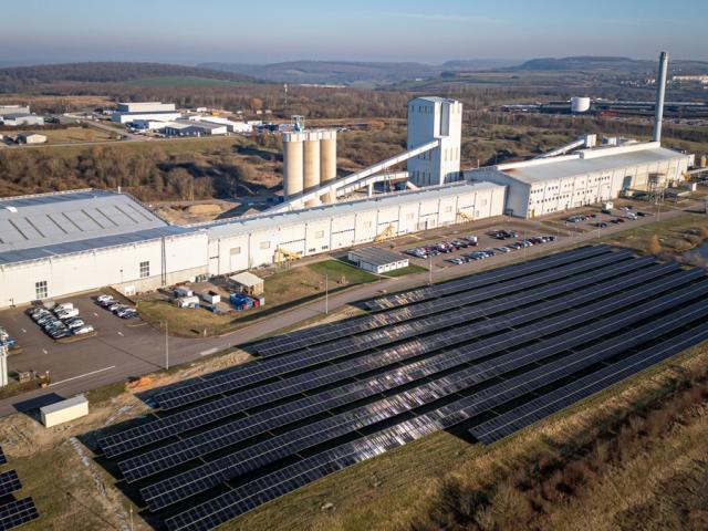 Photovoltaic power plant at AGC Seignbouse (France)