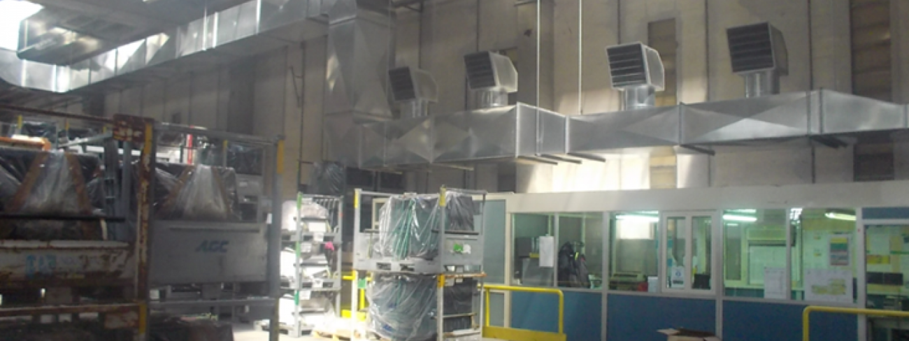 Cogeneration installation AGC Fleurus automotive plant 