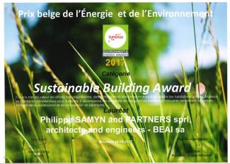 AGC Glass Building bekroond met Sustainable Building Award