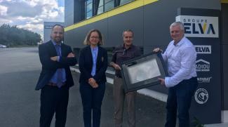 The ELVA Group and AGC Glass Europe sign a partnership agreement for the manufacture of an exclusive window