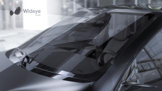 Combination of a camera and LiDAR behind a windshield