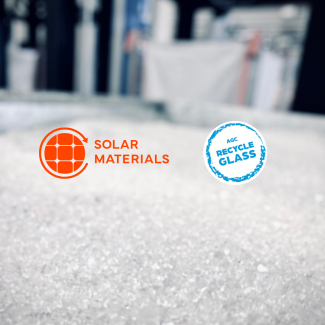 AGC Recycle Glass partners with Solar Materials
