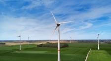 Luminus wind turbines in Dinant