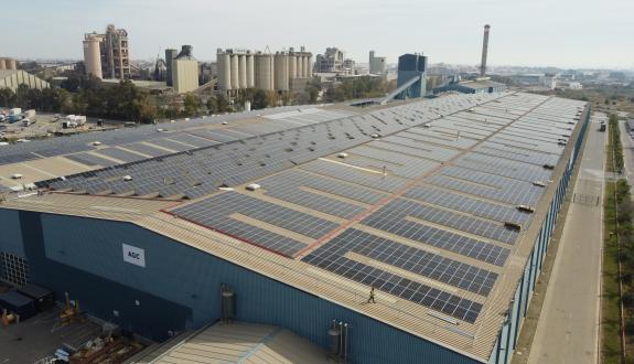 Helexia PV plant at AGC site in Sagunto