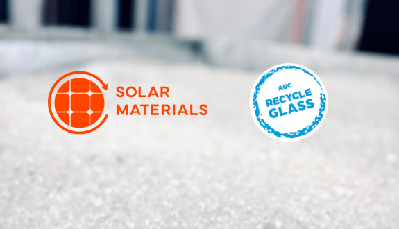 AGC Recycle Glass partners with Solar Materials
