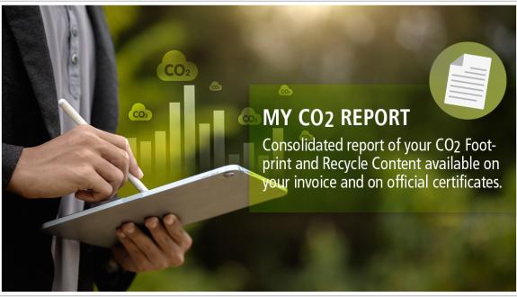 AGC My CO2 Report - to enhance customer sustainability reporting