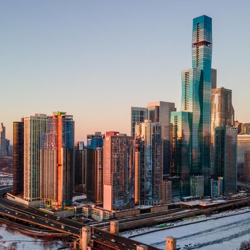 AGC's coating on demand for St Regis (Chicago)